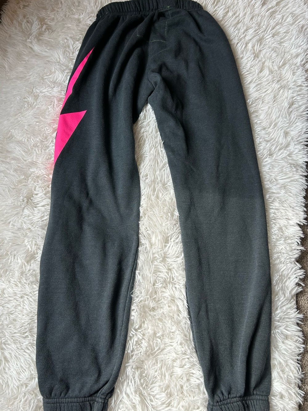 Aviator nation Grey with Pink Accent Sweatpants jogger size xs - Picture 5 of 11